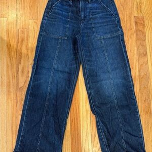 American Eagle Outfitters Indigo Wide Leg Jeans